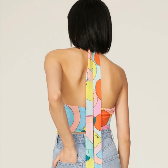 Staud Citrus Crisscross Halter Top - Picture 3 of 5